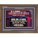 LET THE WICKEDNESS OF THE WICKED COME TO AN END HEAL ME O LORD  Scripture Art Wooden Frame  GWF10796  