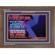 MAKE ME TO HEAR JOY AND GLADNESS  Bible Verse Wooden Frame  GWF11737  