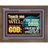 THY SPIRIT IS GOOD LEAD ME INTO THE LAND OF UPRIGHTNESS  Unique Power Bible Wooden Frame  GWF11924  "45X33"
