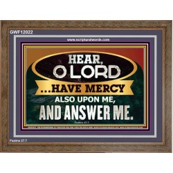 HAVE MERCY ALSO UPON ME AND ANSWER ME  Eternal Power Wooden Frame  GWF12022  "45X33"