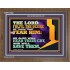 THE LORD FULFIL THE DESIRE OF THEM THAT FEAR HIM  Church Office Wooden Frame  GWF12032  "45X33"