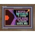 I AM THINE SAVE ME O LORD  Eternal Power Wooden Frame  GWF12040  "45X33"