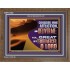 CONSIDER MINE AFFLICTION O LORD  Christian Artwork Glass Wooden Frame  GWF12052  "45X33"