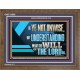 BE YE NOT UNWISE  Scripture Art Wooden Frame  GWF12059  