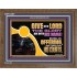 GIVE UNTO THE LORD THE GLORY DUE UNTO HIS NAME  Scripture Art Wooden Frame  GWF12087  "45X33"