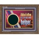ABBA FATHER BE THOU MY HELPER  Glass Wooden Frame Scripture Art  GWF12089  