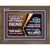 REND YOUR HEART AND NOT YOUR GARMENTS AND TURN BACK TO THE LORD  Custom Inspiration Scriptural Art Wooden Frame  GWF12146  "45X33"