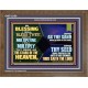 IN BLESSING I WILL BLESS THEE  Unique Bible Verse Wooden Frame  GWF12150  