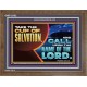 TAKE THE CUP OF SALVATION  Art & Décor Wooden Frame  GWF12152  