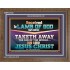 RECEIVED THE LAMB OF GOD OUR LORD JESUS CHRIST  Art & Décor Wooden Frame  GWF12153  "45X33"
