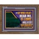 HEAR ME O LORD I WILL KEEP THY STATUTES  Bible Verse Wooden Frame Art  GWF12162  