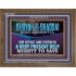 JEHOVAH EL SHADDAI MIGHTY TO SAVE  Unique Scriptural Wooden Frame  GWF12248  "45X33"