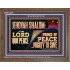 JEHOVAH SHALOM THE LORD OUR PEACE PRINCE OF PEACE  Righteous Living Christian Wooden Frame  GWF12251  "45X33"