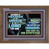 GIVE EAR TO HIS COMMANDMENTS AND KEEP ALL HIS STATUES  Eternal Power Wooden Frame  GWF12252  "45X33"