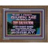 THY RIGHT HAND HATH HOLDEN ME UP  Ultimate Inspirational Wall Art Wooden Frame  GWF12377  "45X33"