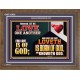 EVERY ONE THAT LOVETH IS BORN OF GOD AND KNOWETH GOD  Unique Power Bible Wooden Frame  GWF12420  