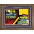 THE POWER AND COMING OF OUR LORD JESUS CHRIST  Righteous Living Christian Wooden Frame  GWF12430  "45X33"