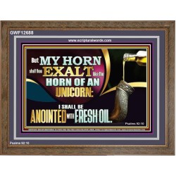 THE HORN OF AN UNICORN  Bible Verses Art Prints  GWF12688  "45X33"