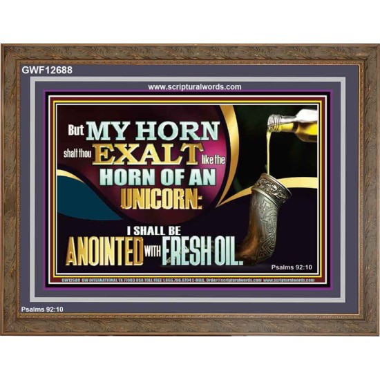 THE HORN OF AN UNICORN  Bible Verses Art Prints  GWF12688  