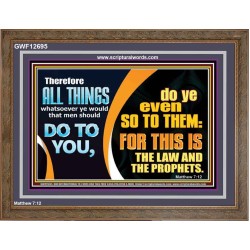 THE LAW AND THE PROPHETS  Scriptural Décor  GWF12695  "45X33"