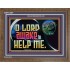 O LORD AWAKE TO HELP ME  Scriptures Décor Wall Art  GWF12697  "45X33"