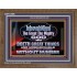 JEHOVAH NISSI THE GREAT THE MIGHTY GOD  Scriptural Décor Wooden Frame  GWF12698  "45X33"