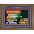 JEHOVAH SHALOM WHICH DOETH GREAT THINGS AND UNSEARCHABLE  Scriptural Décor Wooden Frame  GWF12699  "45X33"