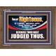 THOU ART RIGHTEOUS O LORD  Christian Wooden Frame Wall Art  GWF12702  