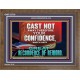 CONFIDENCE WHICH HATH GREAT RECOMPENCE OF REWARD  Bible Verse Wooden Frame  GWF12719  