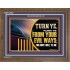 TURN FROM YOUR EVIL WAYS  Religious Wall Art   GWF12952  "45X33"