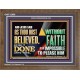 AS THOU HAST BELIEVED, SO BE IT DONE UNTO THEE  Bible Verse Wall Art Wooden Frame  GWF12958  
