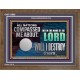 IN THE NAME OF THE LORD WILL I DESTROY THEM  Biblical Paintings Wooden Frame  GWF12966  