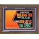 A PLACE WHERE GOD LIVES THROUGH THE SPIRIT  Contemporary Christian Art Wooden Frame  GWF12968  