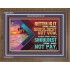 BETTER IS IT THAT THOU SHOULDEST NOT VOW  Biblical Art Wooden Frame  GWF12975  "45X33"