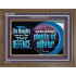 THE ALMIGHTY SHALL BE THY DEFENCE  Religious Art Wooden Frame  GWF12979  "45X33"