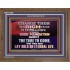 GOOD FOUNDATION AGAINST THE TIME TO COME  Scriptural Wooden Frame Glass Wooden Frame  GWF12982  "45X33"