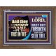 THEY THAT KNOW THY NAME WILL NOT BE FORSAKEN  Biblical Art Glass Wooden Frame  GWF12983  