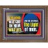 THE WORD WAS GOD IN HIM WAS LIFE THE LIGHT OF MEN  Unique Power Bible Picture  GWF12986  "45X33"