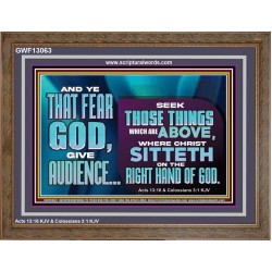 THE RIGHT HAND OF GOD  Church Office Wooden Frame  GWF13063  "45X33"