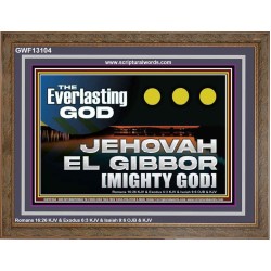 EVERLASTING GOD JEHOVAH EL GIBBOR MIGHTY GOD   Biblical Paintings  GWF13104  "45X33"