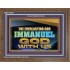 EVERLASTING GOD IMMANUEL..GOD WITH US  Contemporary Christian Wall Art Wooden Frame  GWF13105  "45X33"