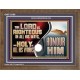 THE LORD IS RIGHTEOUS IN ALL HIS WAYS AND HOLY IN ALL HIS WORKS HONOUR HIM  Scripture Art Prints Wooden Frame  GWF13109  