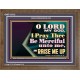 LORD MY GOD, I PRAY THEE BE MERCIFUL UNTO ME, AND RAISE ME UP  Unique Bible Verse Wooden Frame  GWF13112  