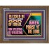 LET ALL THE PEOPLE SAY PRAISE THE LORD HALLELUJAH  Art & Wall Décor Wooden Frame  GWF13128  "45X33"