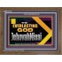 THE EVERLASTING GOD JEHOVAHNISSI  Contemporary Christian Art Wooden Frame  GWF13131  "45X33"