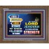 JEHOVAH OUR EVERLASTING STRENGTH  Church Wooden Frame  GWF9536  "45X33"