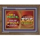 BE MADE WHOLE OF YOUR PLAGUE  Sanctuary Wall Wooden Frame  GWF9538  