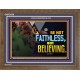 BE NOT FAITHLESS BUT BELIEVING  Ultimate Inspirational Wall Art Wooden Frame  GWF9539  
