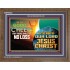 THERE SHALL BE NO LOSS  Righteous Living Christian Wooden Frame  GWF9543  "45X33"