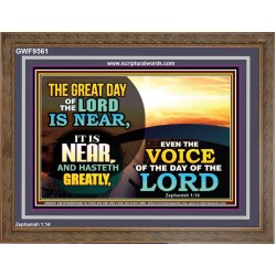 THE GREAT DAY OF THE LORD IS NEARER  Church Picture  GWF9561  "45X33"